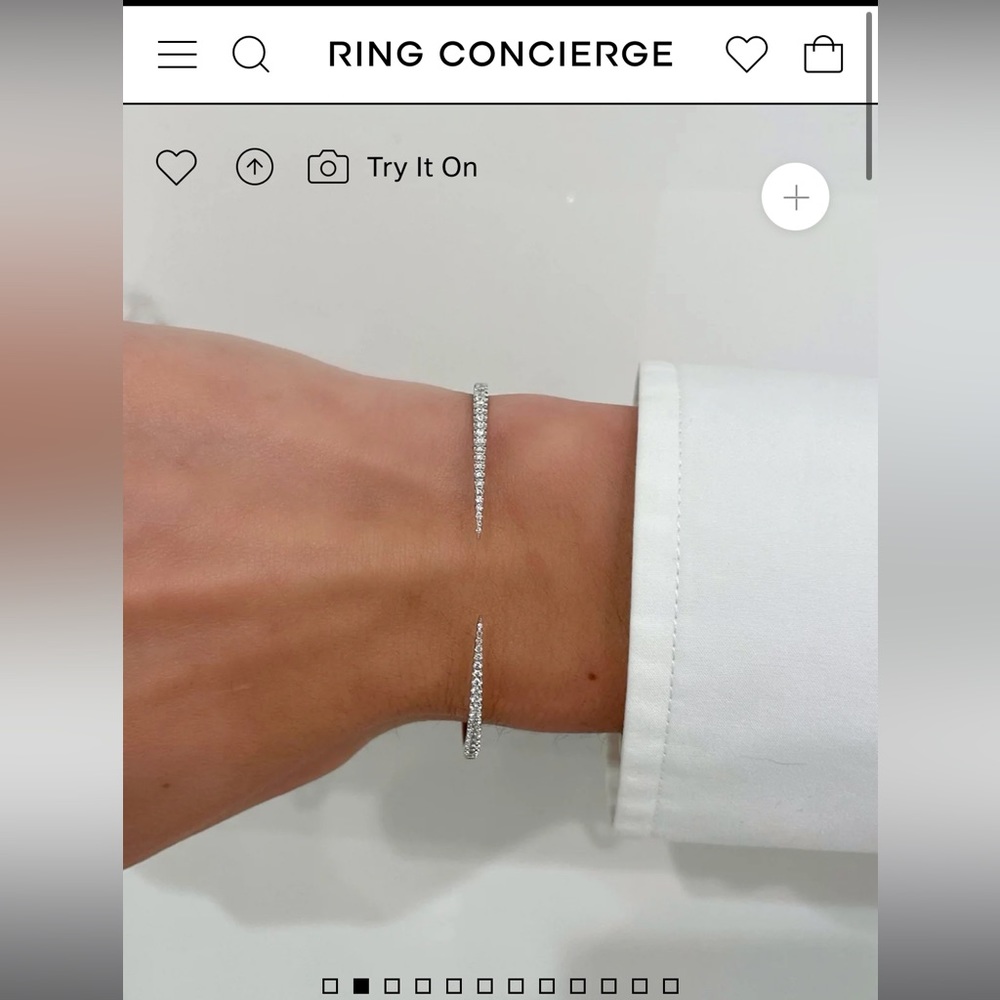 Diamond Claw Cuff Bracelet